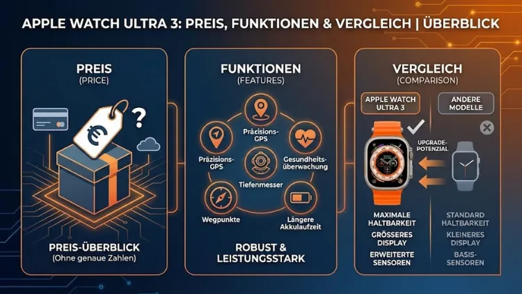 Apple Watch Ultra 3: Preis, Funktionen & Vergleich | Überblick