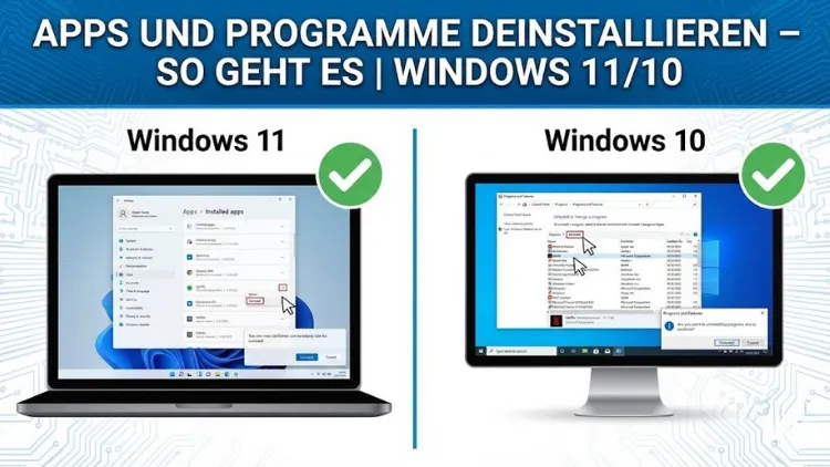Apps und Programme deinstallieren – so geht es | Windows 11/10