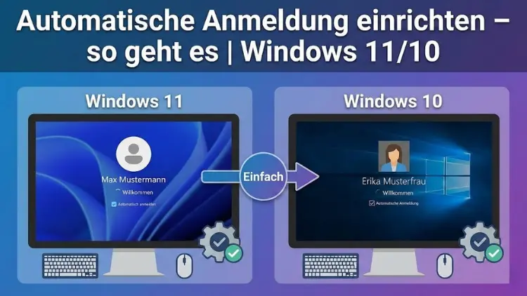 Automatische Anmeldung einrichten – so geht es | Windows 11/10