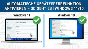Autom. Gerätesperrfunktion aktivieren – so geht es | Windows 11/10