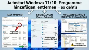 Autostart Windows 11/10: Programme hinzufügen, entfernen – so geht’s