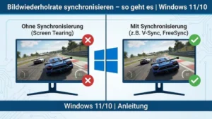 Bildwiederholrate synchronisieren – so geht es | Windows 11/10