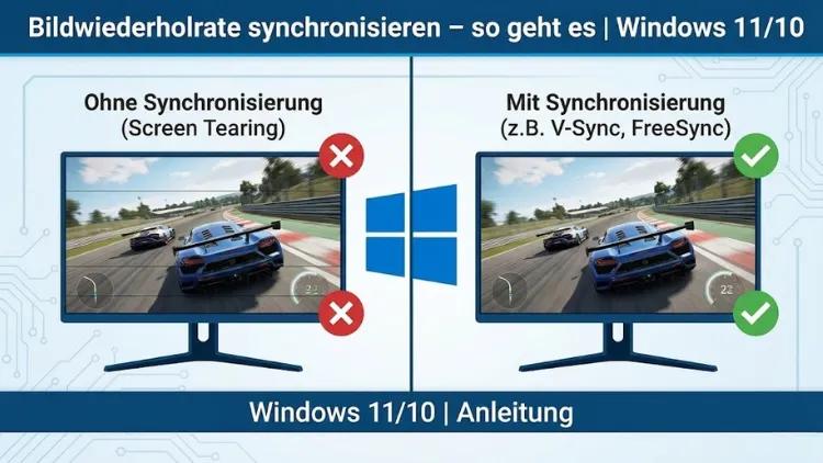 Bildwiederholrate synchronisieren – so geht es | Windows 11/10