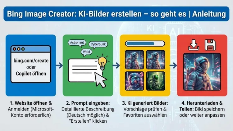 Bing Image Creator: KI-Bilder erstellen – so geht es | Anleitung