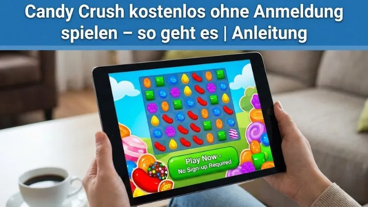 Candy Crush kostenlos ohne Anmeldung spielen – so geht es | Anleitung