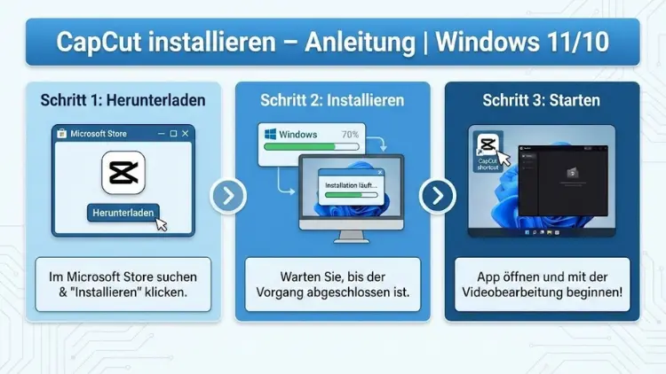 CapCut installieren – Anleitung | Windows 11/10