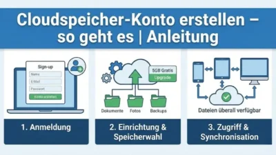 Cloudspeicher-Konto erstellen – so geht es | Anleitung