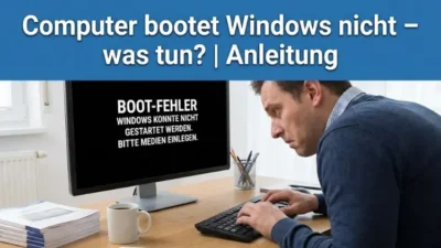 Computer bootet Windows nicht – was tun? | Anleitung