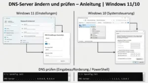 DNS-Server ändern und prüfen – Anleitung | Windows 11/10