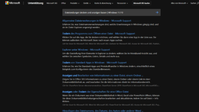 Dateiendungen ändern und anzeigen lassen | Windows 11/10