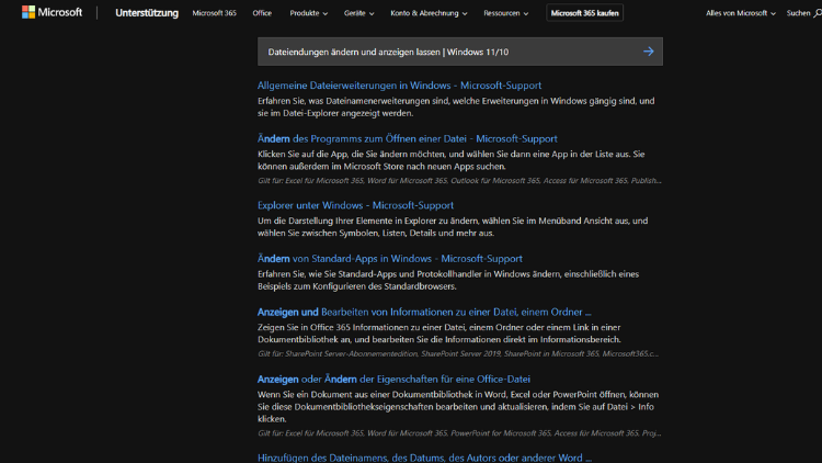 Dateiendungen ändern und anzeigen lassen | Windows 11/10