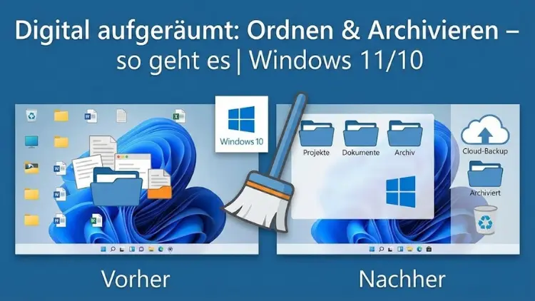 Digital aufgeräumt: Ordnen & Archivieren – so geht es | Windows 11/10