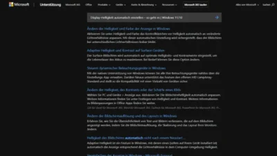Display-Helligkeit automatisch einstellen | Windows 11/10
