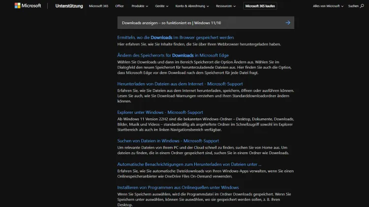 Downloads anzeigen – so funktioniert es | Windows 11/10