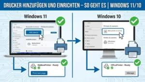 Drucker hinzufügen und einrichten – so geht es | Windows 11/10