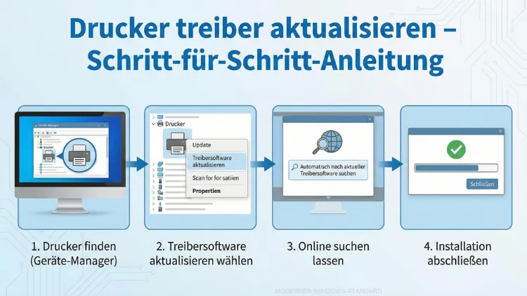 Druckertreiber aktualisieren – Schritt-für-Schritt-Anleitung