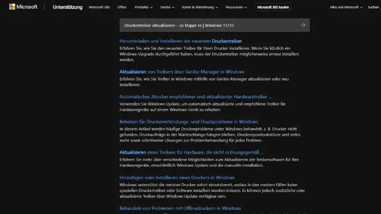Druckertreiber aktualisieren – so klappt es | Windows 11/10