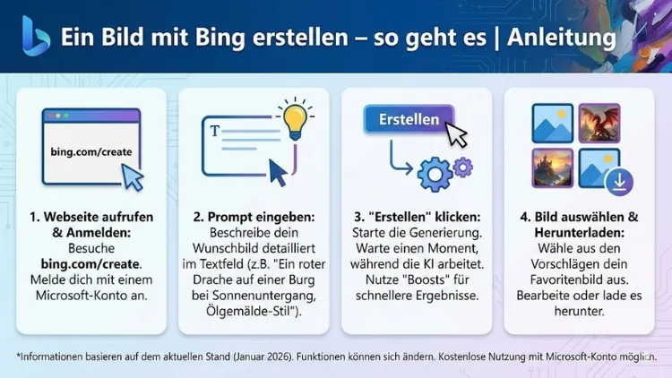 Ein Bild mit Bing erstellen – so geht es | Anleitung