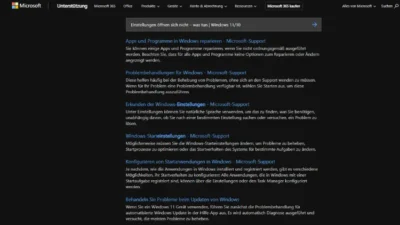 Einstellungen öffnen sich nicht – was tun | Windows 11/10