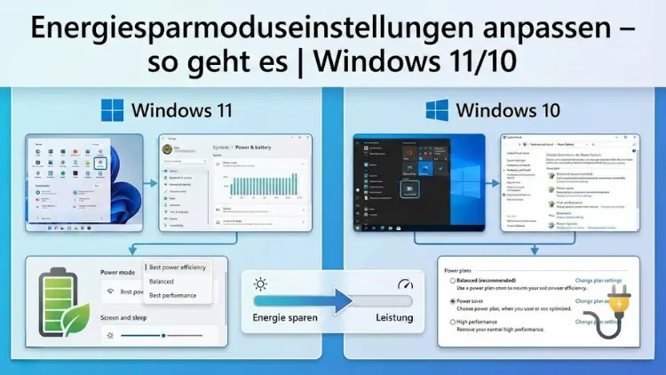 Energiesparmoduseinstellungen anpassen – so geht es | Windows 11/10