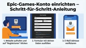 Epic-Games-Konto einrichten – Schritt-für-Schritt-Anleitung