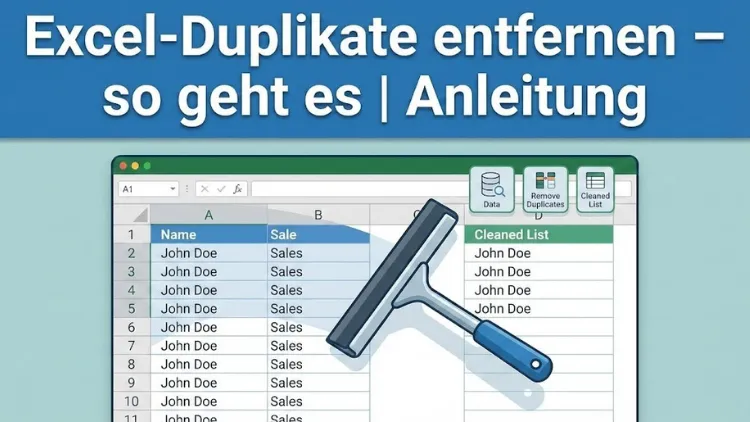 Excel-Duplikate entfernen – so geht es | Anleitung