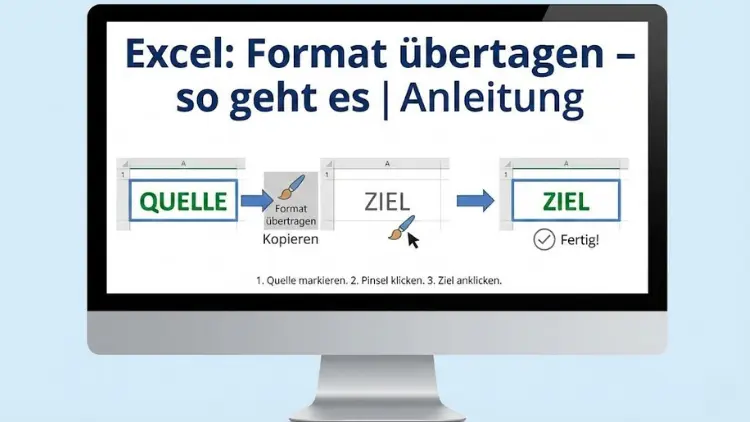 Excel: Format übertragen – so geht es | Anleitung