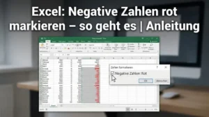 Excel: Negative Zahlen rot markieren – so geht es | Anleitung