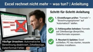 Excel rechnet nicht mehr – was tun? | Anleitung