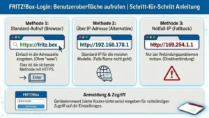 FRITZ!Box-Login: Benutzeroberfläche aufrufen | Anleitung