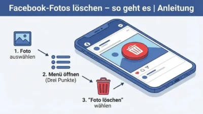 Facebook-Fotos löschen – so geht es | Anleitung