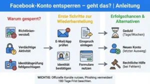 Facebook-Konto entsperren – geht das? | Anleitung