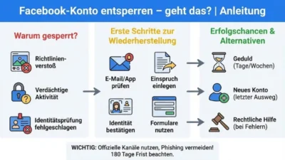 Facebook-Konto entsperren – geht das? | Anleitung