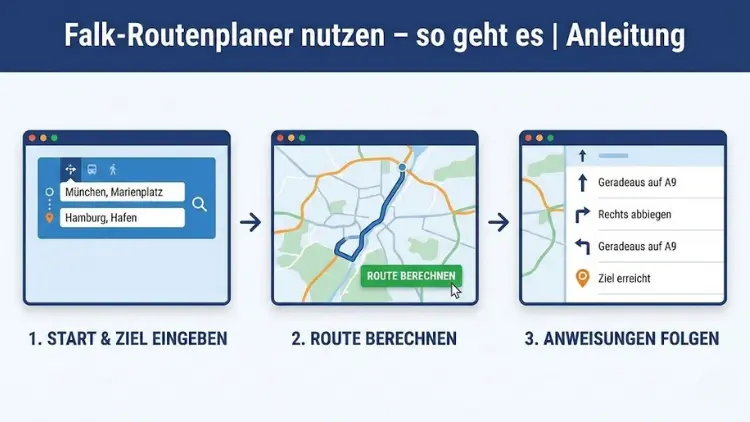 Falk-Routenplaner nutzen – so geht es | Anleitung