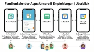 Familienkalender-Apps: Unsere 5 Empfehlungen | Überblick