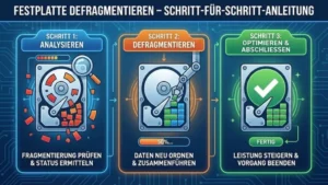 Festplatte defragmentieren – Schritt-für-Schritt-Anleitung