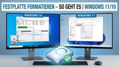 Festplatte formatieren – so geht es | Windows 11/10
