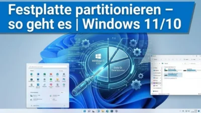 Festplatte partitionieren – so geht es | Windows 11/10