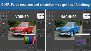 GIMP: Farbe ersetzen und einstellen – so geht es | Anleitung