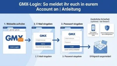 GMX-Login: So meldet ihr euch in eurem Account an | Anleitung