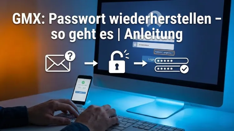 GMX: Passwort wiederherstellen – so geht es | Anleitung