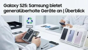 Galaxy S25: Samsung bietet generalüberholte Geräte an | Überblick