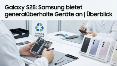 Galaxy S25: Samsung bietet generalüberholte Geräte an | Überblick