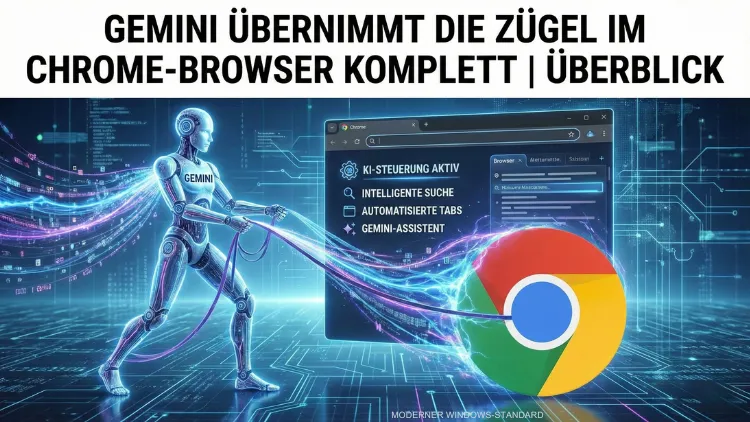 Gemini übernimmt die Zügel in Chrome-Browser komplett | Überblick