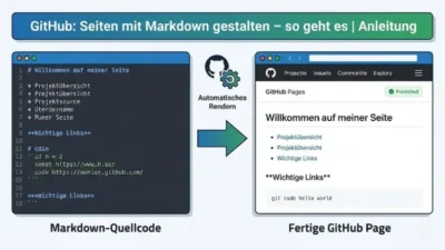 GitHub: Seiten mit Markdown gestalten – so geht es | Anleitung
