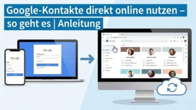 Google-Kontakte direkt online nutzen – so geht es | Anleitung