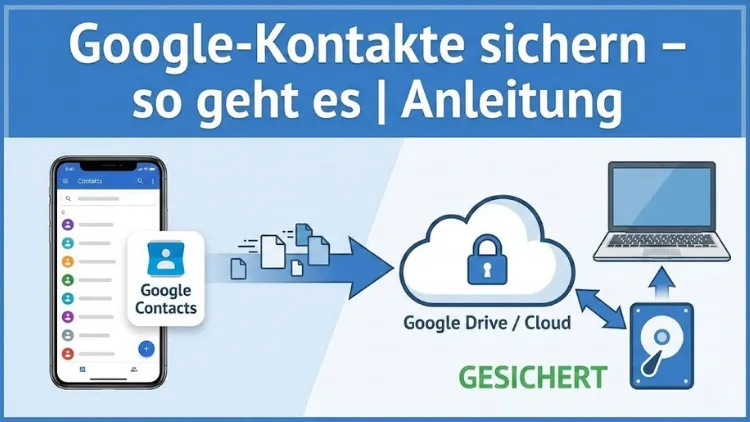 Google-Kontakte sichern – so geht es | Anleitung
