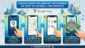 Google Maps 3D-Ansicht aktivieren: So geht es schnell und einfach