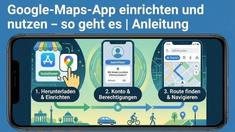 Google-Maps-App einrichten und nutzen – so geht es | Anleitung