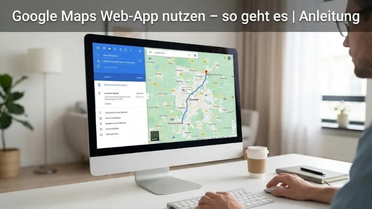 Google Maps Web-App nutzen – so geht es | Anleitung